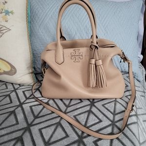 Tory burch mcgraw satchel